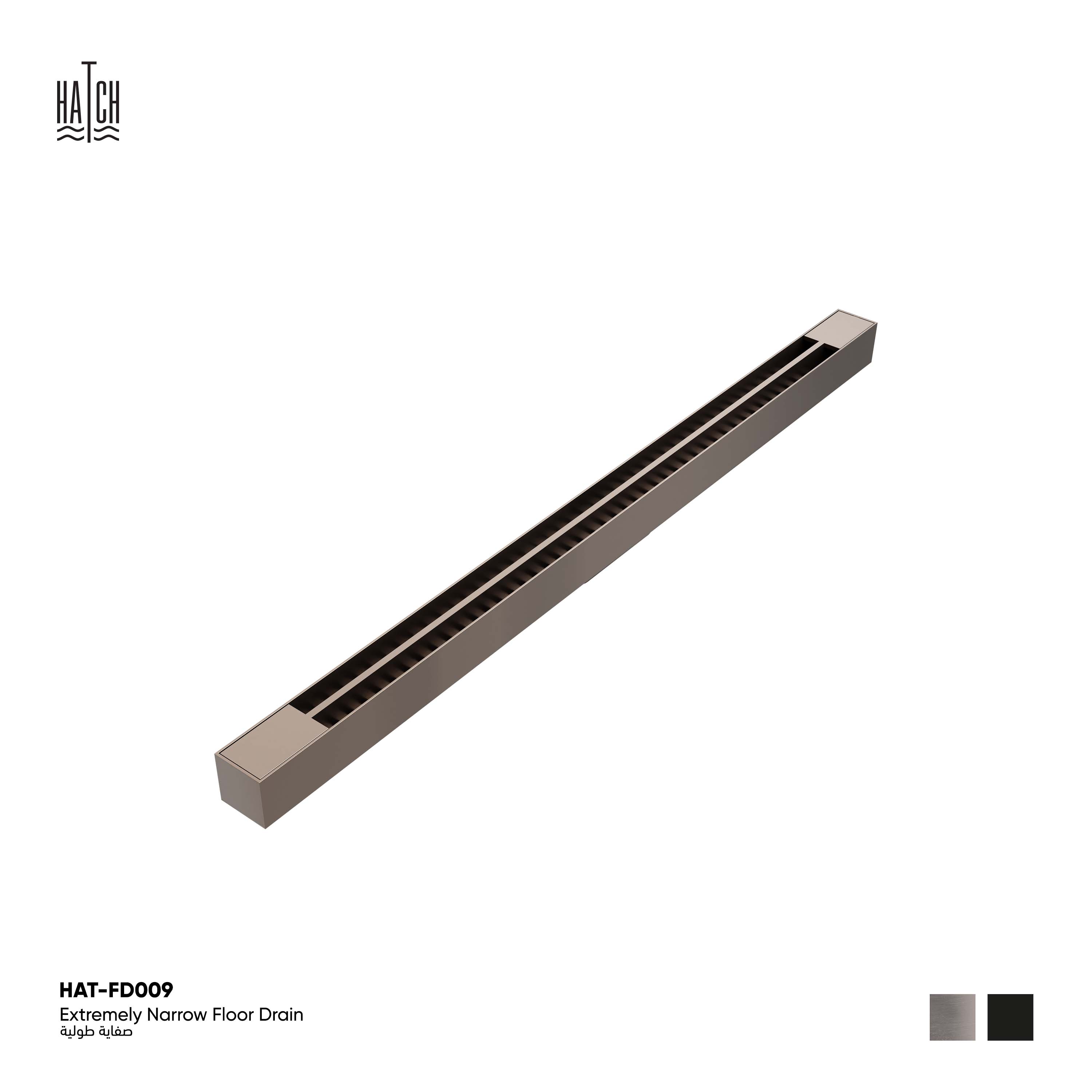 Extremely Narrow Floor Drain