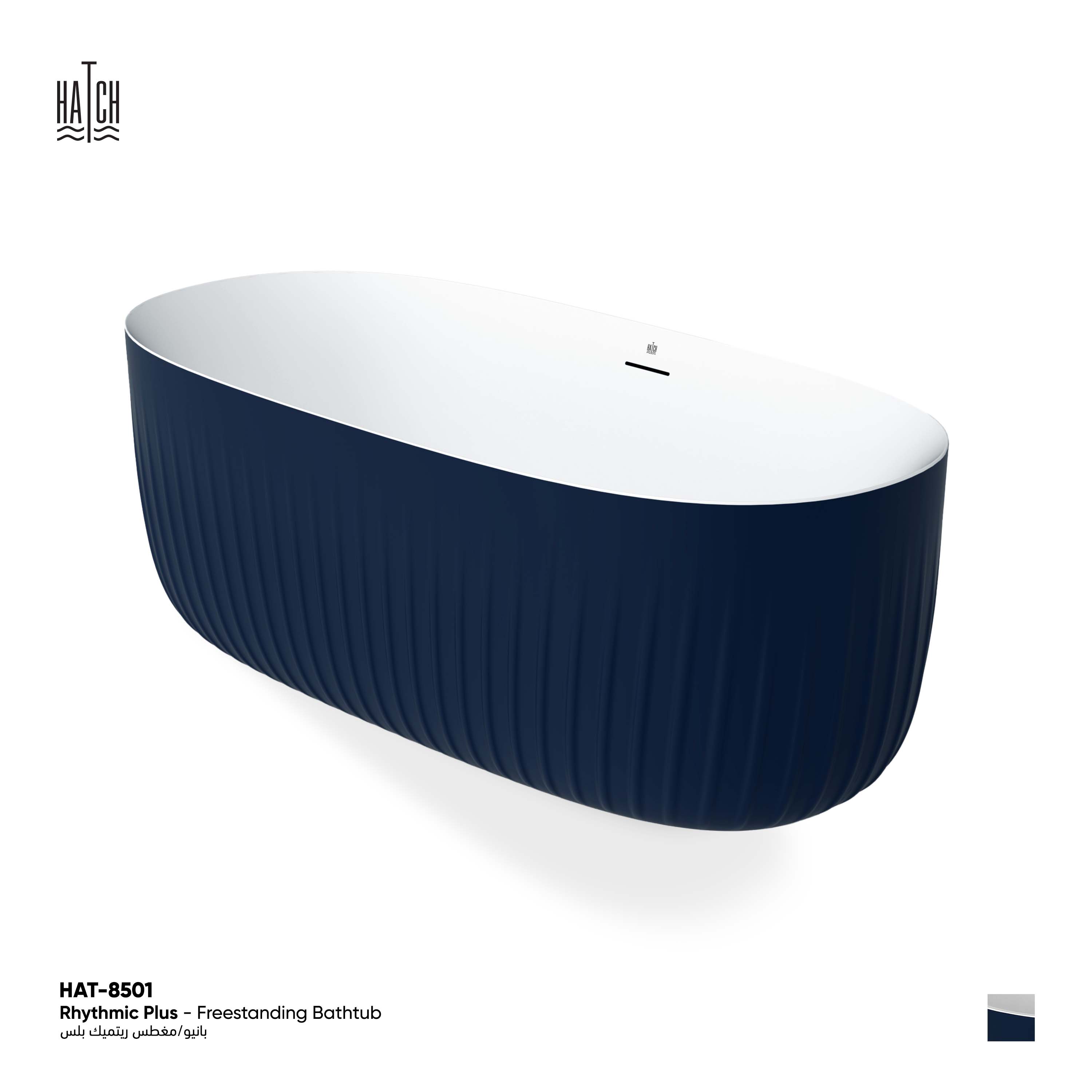 Rhythmic Plus-Freestanding Bathtub 