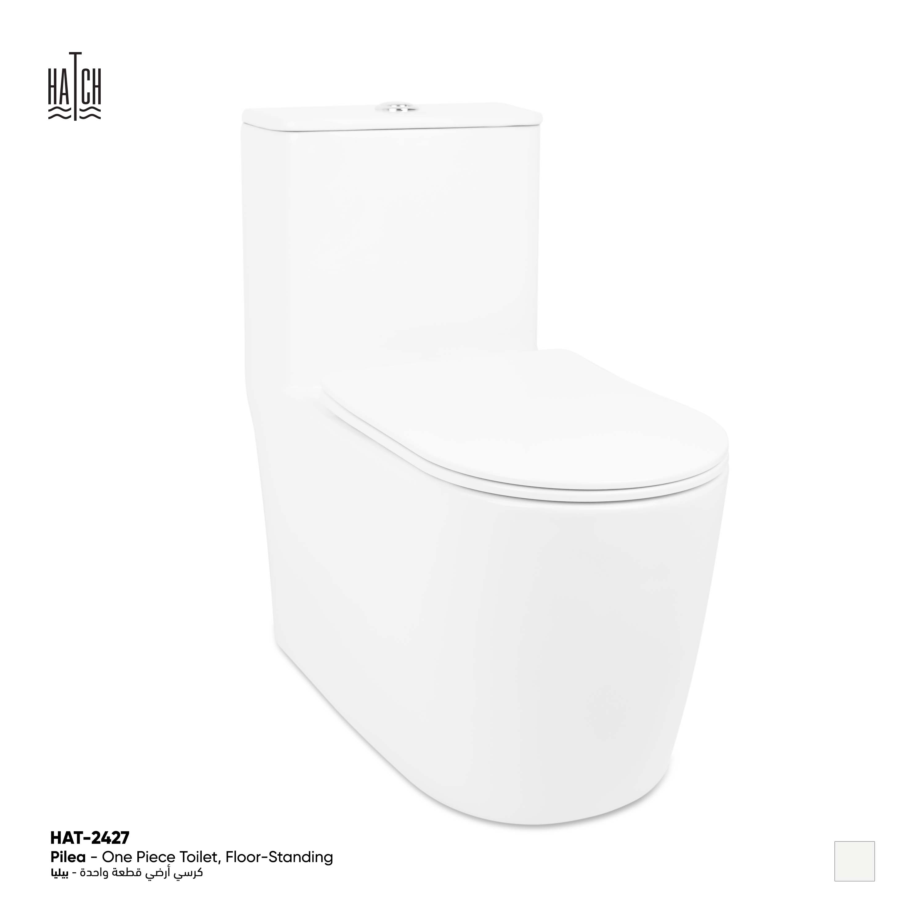 Pilea One Piece Toilet Floor Standing 