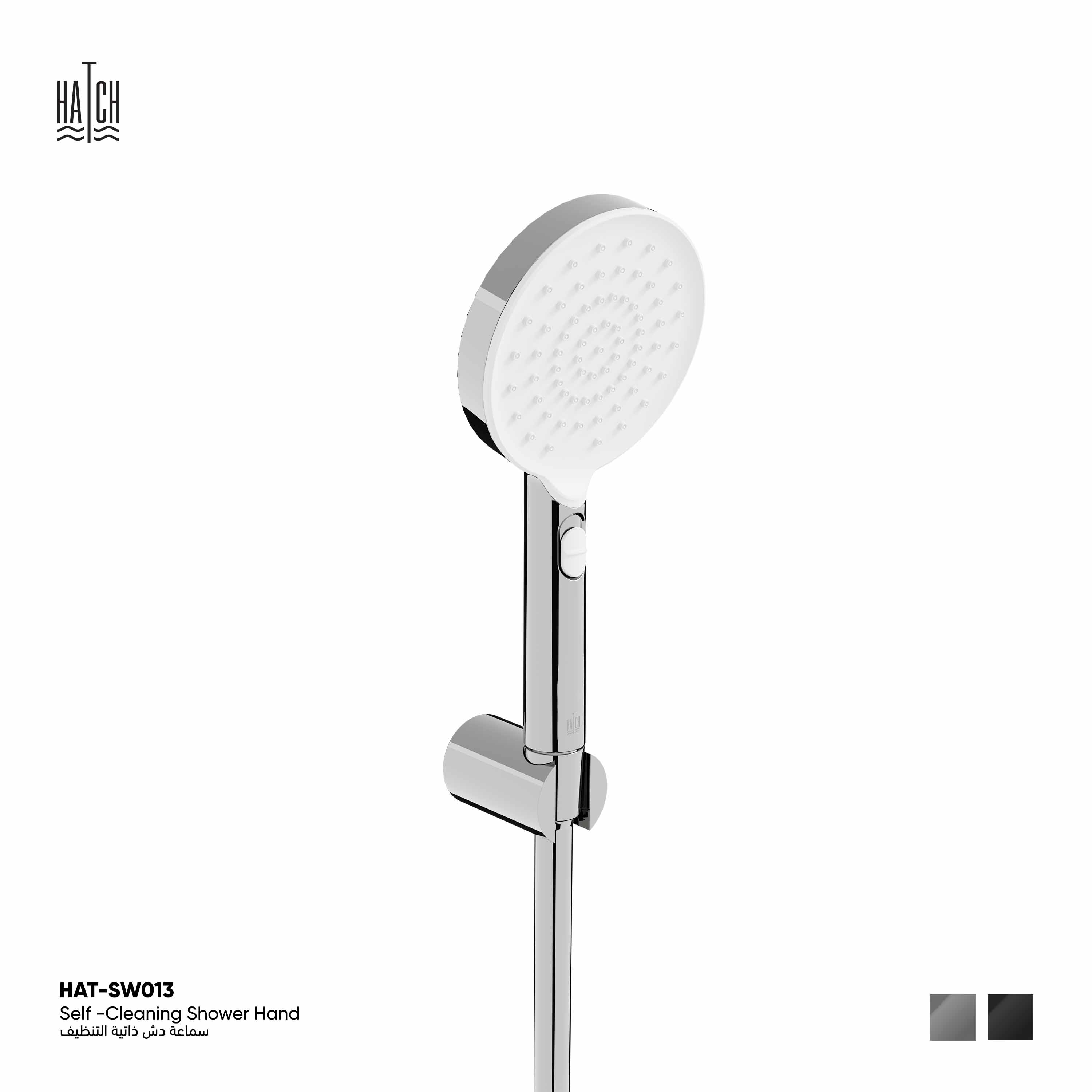 Self Cleaning Shower Head Set 