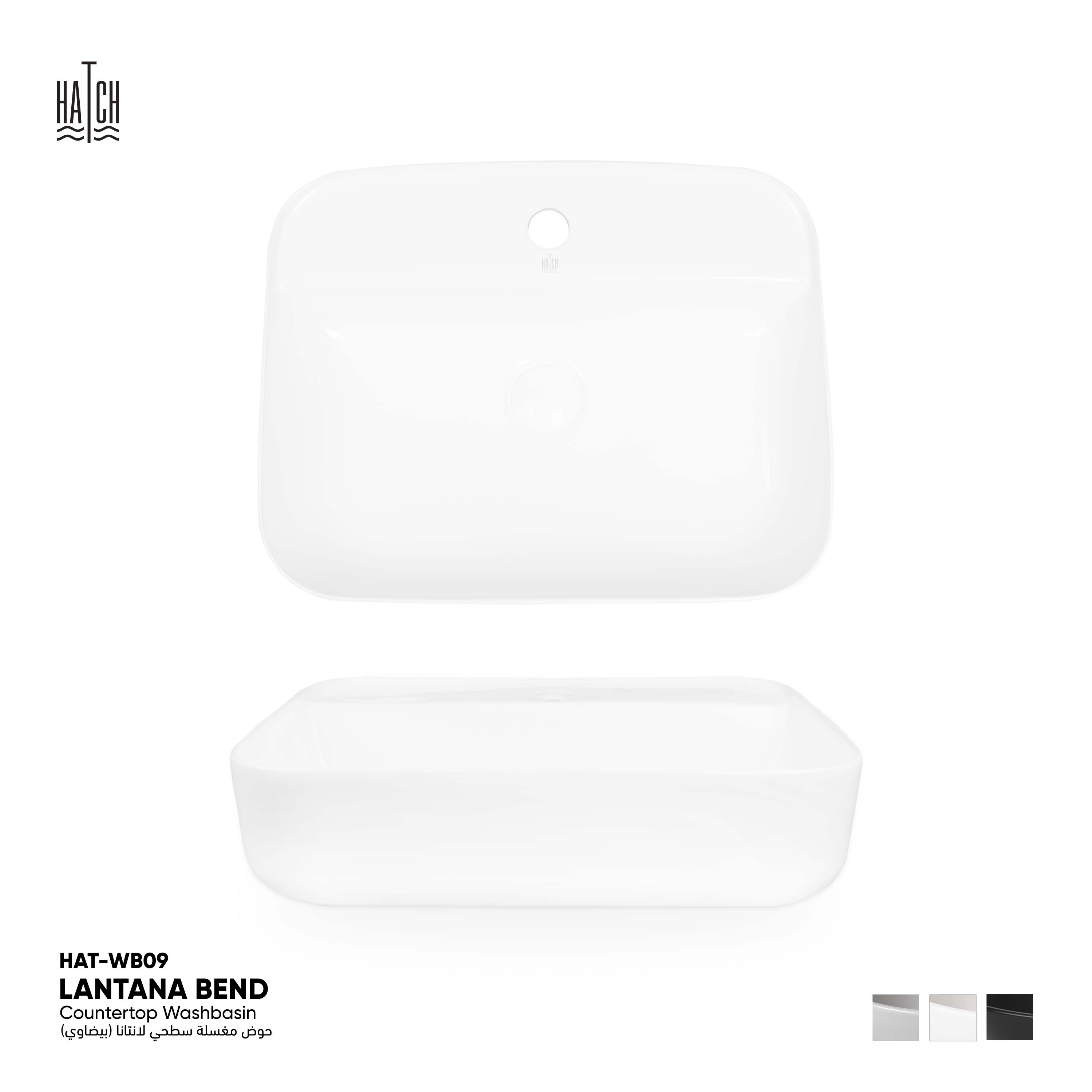 Lantana Bend Countertop Washbasin